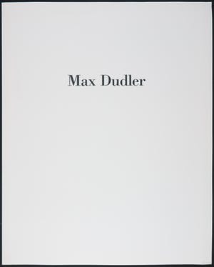 Buy Max Dudler - Holz - Stahl - Stein, 1995? Bid from 35!