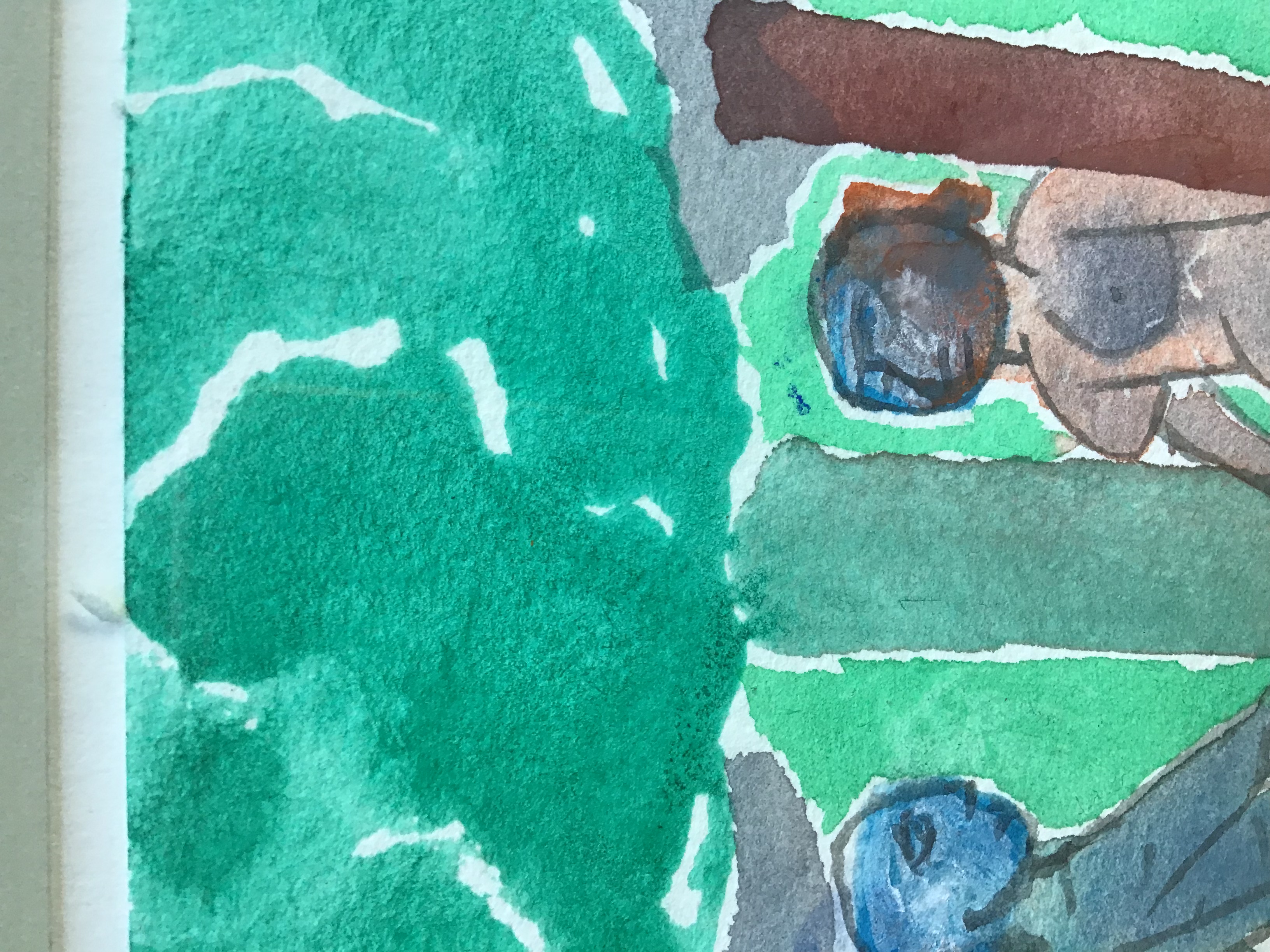 Henri de Haas - Adam et Eva, aquarel, gesigneerd en ingelijst kopen? Bied vanaf 40!