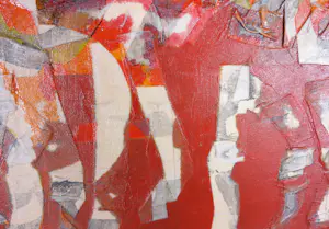 Christian Caburet - Gemengde techniek op doek, Le rivières II (Groot) kopen? Bied vanaf 200!