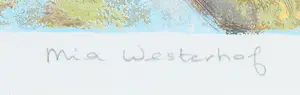 Mia Westerhof - Zeefdruk, Forum - Ingelijst kopen? Bied vanaf 1!