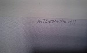 Metten Koornstra - Grote litho -1977- bep. oplage (90 ex) 'moeder en dochter' - potloodgesigd. kopen? Bied vanaf 59!