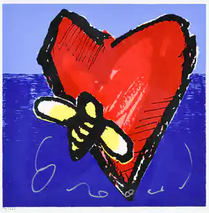 Herman Brood - Hart en bij verkocht voor € 400!