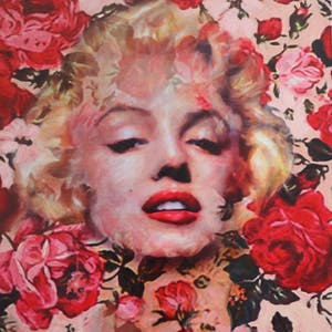 Peter Donkersloot - Marylin Monroe bloemen 120 x 100 kopen? Bied vanaf 400!