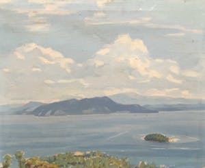 Niet of onleesbaar gesigneerd - C3758-6 - Zomers kustgezicht kopen? Bied vanaf 10!