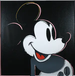 Andy Warhol - Mickey Mouse uit de serie Myths - Ingelijst kopen? Bied vanaf 1!