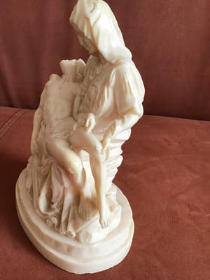 Niet of onleesbaar gesigneerd - Pietá n. Michelangelo van A.Santini, gesigneerd kopen? Bied vanaf 1!