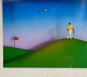 Volker Kühn - 3D object Art in Box, Green Hills, gesigneerd kopen? Bied vanaf 195!