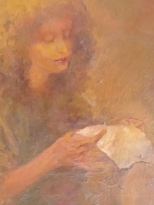 Niet of onleesbaar gesigneerd - Verdrietige vrouw. (Russische school). kopen? Bied vanaf 1!