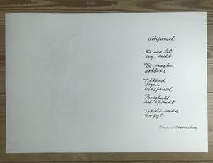 Lei Molin - zeefdruk + gedicht kopen? Bied vanaf 70!