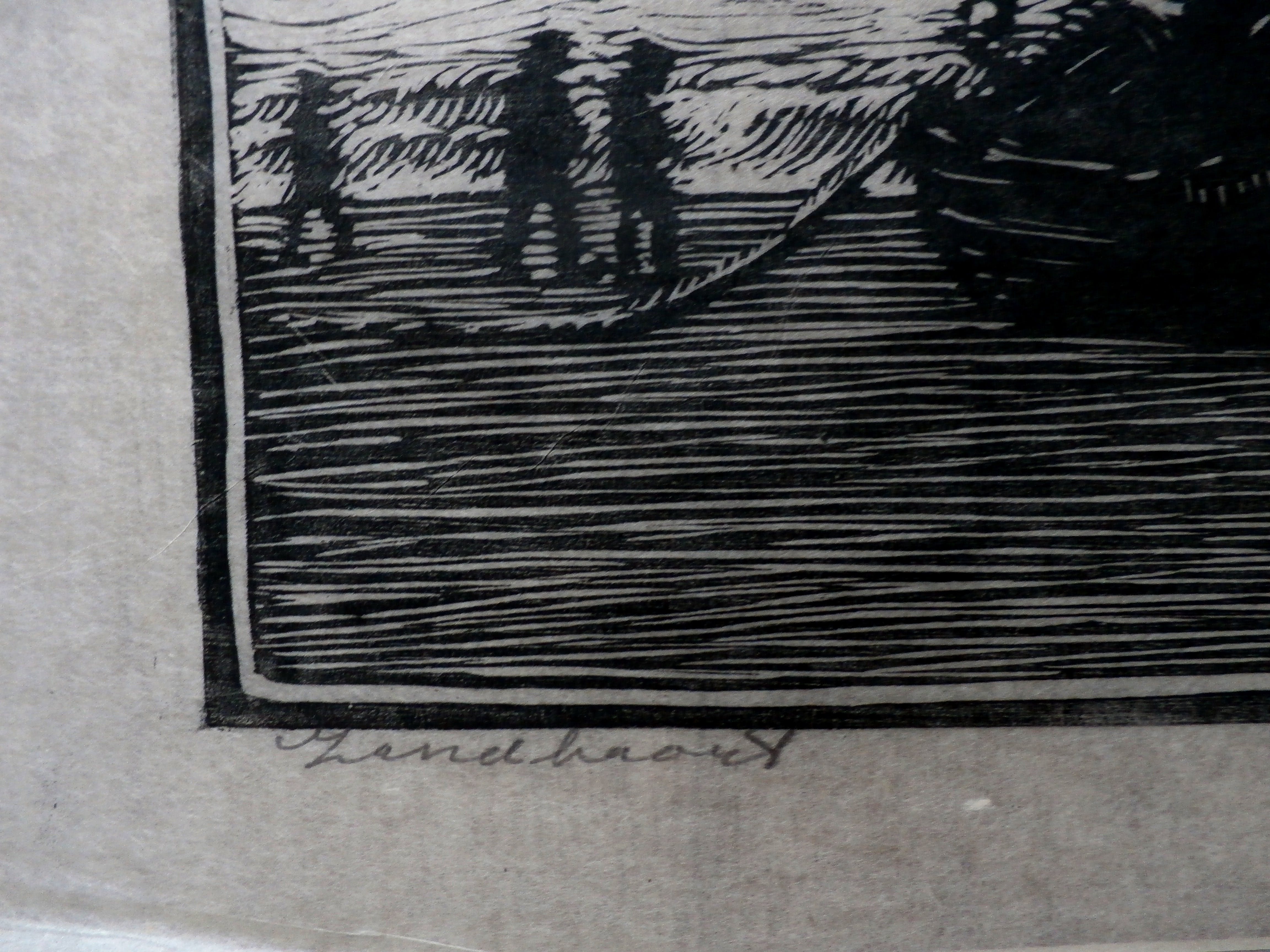 Joseph van de Wall Perne - houtsnede: Zandvoort kopen? Bied vanaf 35!