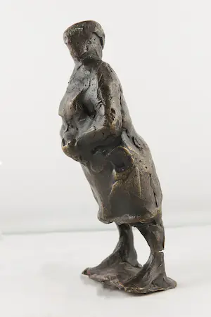Brons (Onbekend) - Bronzen beeld, Vrouwfiguur kopen? Bied vanaf 1!