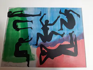 Hans Biezen - 2x Polygrafie 's werken, mensen kopen? Bied vanaf 20!