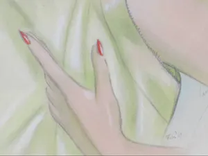 Niet of onleesbaar gesigneerd - Twee dames in Art-Deco stijl - Kleurtekeningen kopen? Bied vanaf 1!