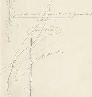 Eugene Brands - Gouache, Vertical-horizontal - Ingelijst kopen? Bied vanaf 1!