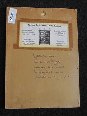 Marius Johannes Janssen - Handgekleurde Ets "Oude haven van Dordrecht" gesigneerd kopen? Bied vanaf 10!