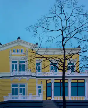Sees Vlag - Linosnede: Zienangoog II - 1989 verkauft für € 75!
