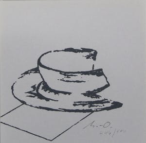 Willy Meyer-Osburg - Handgesigneerde lithografie: Tasse kopen? Bied vanaf 25!