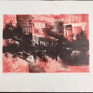 AcheterGuus Korrubel - abstract stadsgezicht- kleine oplage? Enchérissez de 20!