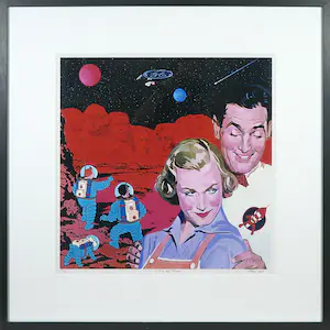 AcheterAlfred Degens - Lambdaprint, The red planet - Ingelijst? Enchérissez de 1!