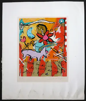 Miriam Slaats - Zeefdruk, Lente kopen? Bied vanaf 1!