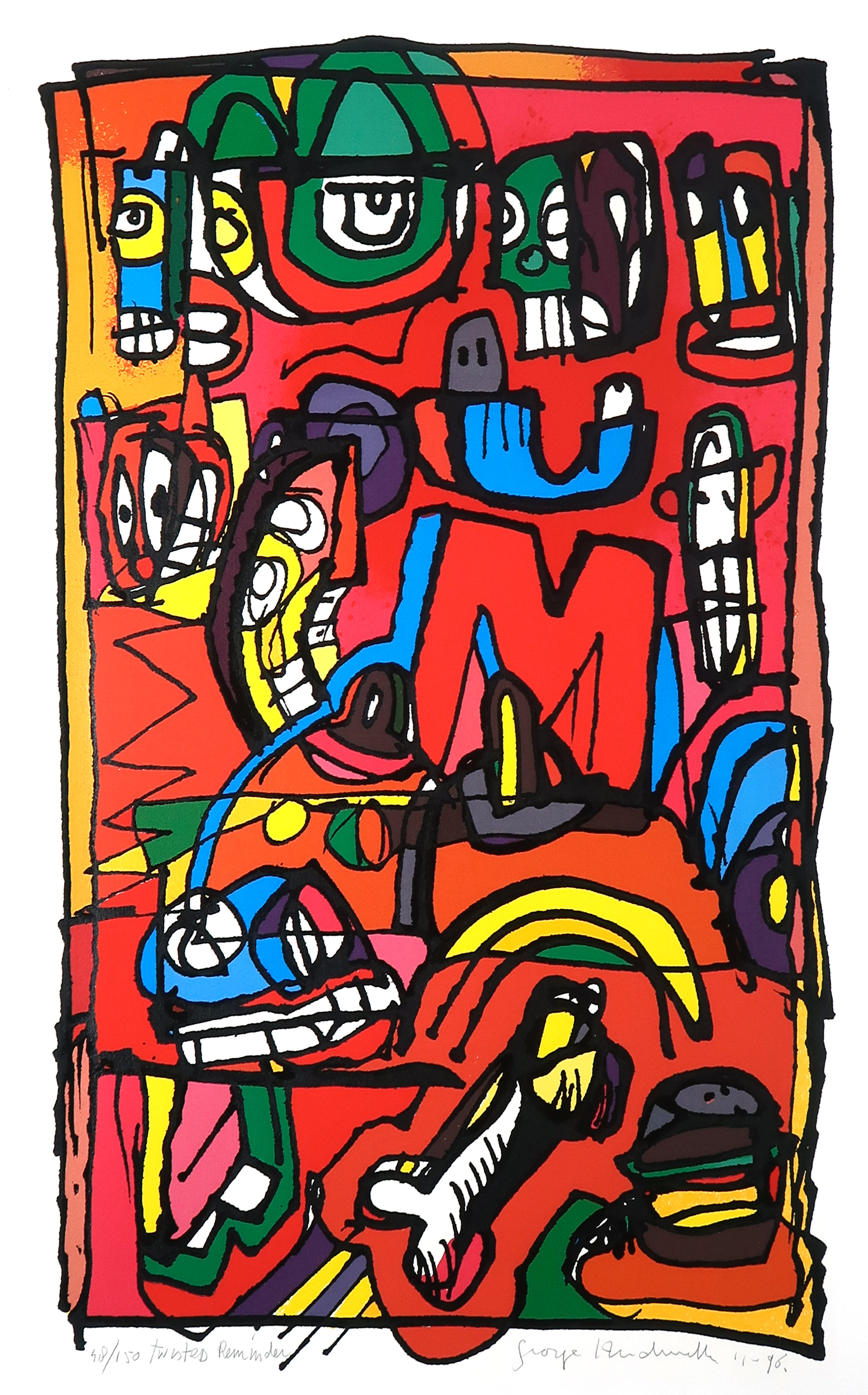 George Heidweiller - Zeefdruk, Twisted Reminder kopen? Bied vanaf 20!