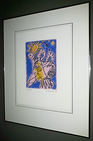Corneille - Allegro, zeefdruk (mooi ingelijst) kopen? Bied vanaf 175!