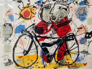 Kees Salentijn - Hombrecito con bicicleta kopen? Bied vanaf 50!