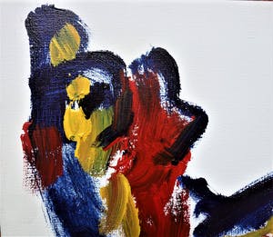 Anton Heyboer - De oer vogel krachtige schildering . kopen? Bied vanaf 425!