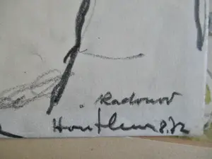 Niet of onleesbaar gesigneerd - 7 Tekeningen/Aquarellen div. kunstenaars oa Bob Damen Ben Snijders kopen? Bied vanaf 1!