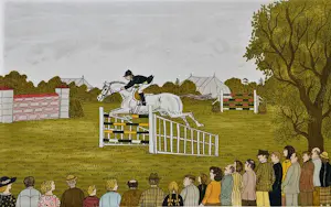 Vincent Haddelsey - Kleurenlitho CONCOURS HIPPIQUE Handgesigneerd kopen? Bied vanaf 49!