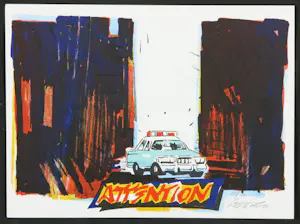 Wolfgang Loesche - 2 Litho's, Upside down & Attention kopen? Bied vanaf 1!