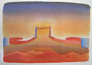 Jean Michel Folon - De Ontmoeting / La Rencontre verkocht voor € 50!