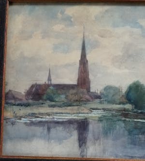 Buy Johannes Josseaud - Kerk aan vaart? Bid from 80!