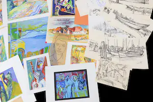 Joe Wols - Lot van 55 werken op papier kopen? Bied vanaf 50!