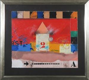 Theo Koster - Zeefdruk, "2" - Ingelijst kopen? Bied vanaf 40!