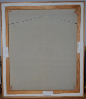 De Kunstfabriek - Rembrandt, zelfportret 4x in blauw - groot olieverfschilderij kopen? Bied vanaf 195!