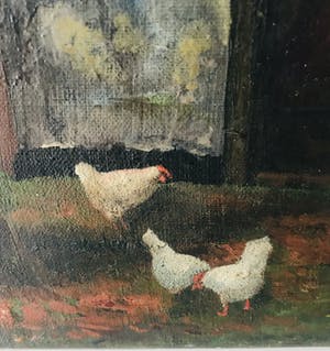 Niet of onleesbaar gesigneerd - Boerenerf Haarzuilens kopen? Bied vanaf 1!