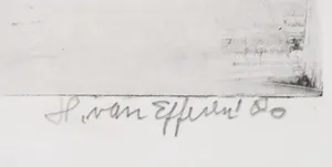 Hans van Efferen - Ets, Zonder titel kopen? Bied vanaf 1!