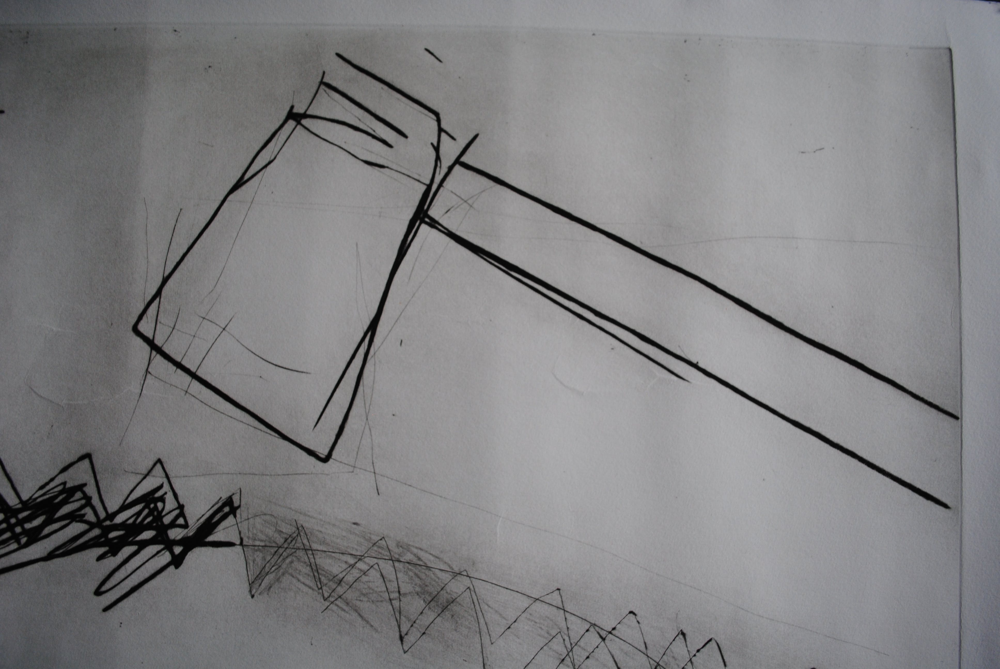 Ger Lataster - zwart-wit ets uit 1981 - z.t. kopen? Bied vanaf 10!