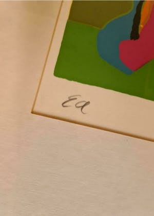 Karel Appel - Litho - gesigneerd - ingelijst - E/A kopen? Bied vanaf 450!