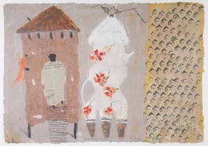 Liesbeth Rahder - Zeefdruk, From Day to Day II - Ingelijst (Groot!) kopen? Bied vanaf 35!