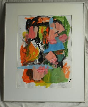 Peter Klashorst - Acrylverf op papier – Abstract werk – 70 x 50 cm - 2016 kopen? Bied vanaf 1!