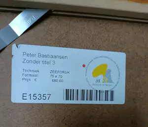 Peter Bastiaanssen - Z.T. Hond aan tafel met vissen, ZGAN kopen? Bied vanaf 75!