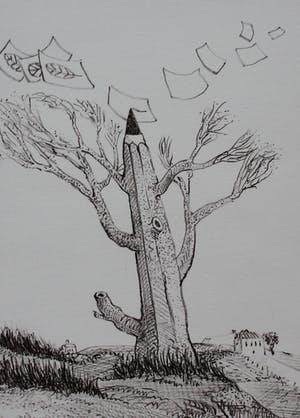 Willem van Malsen - Litho: 'Herfst' - 1973 kopen? Bied vanaf 55!