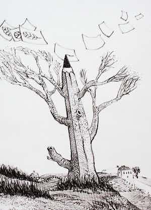 Willem van Malsen - Litho: 'Herfst' - 1973 verkocht voor € 55!