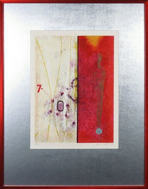 Piotr Konkel - Zeefdruk en collage, Zonder titel - Ingelijst kopen? Bied vanaf 1!