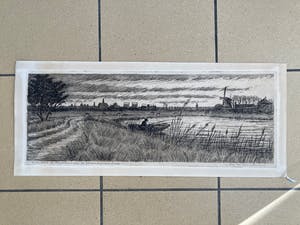 Joseph van de Wall Perne - Gzeicht op Haarlem van af Haarlemmerliede kopen? Bied vanaf 65!