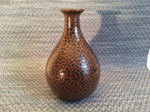 Niet of onleesbaar gesigneerd - Vaas met luipaard patroon kopen? Bied vanaf 1!