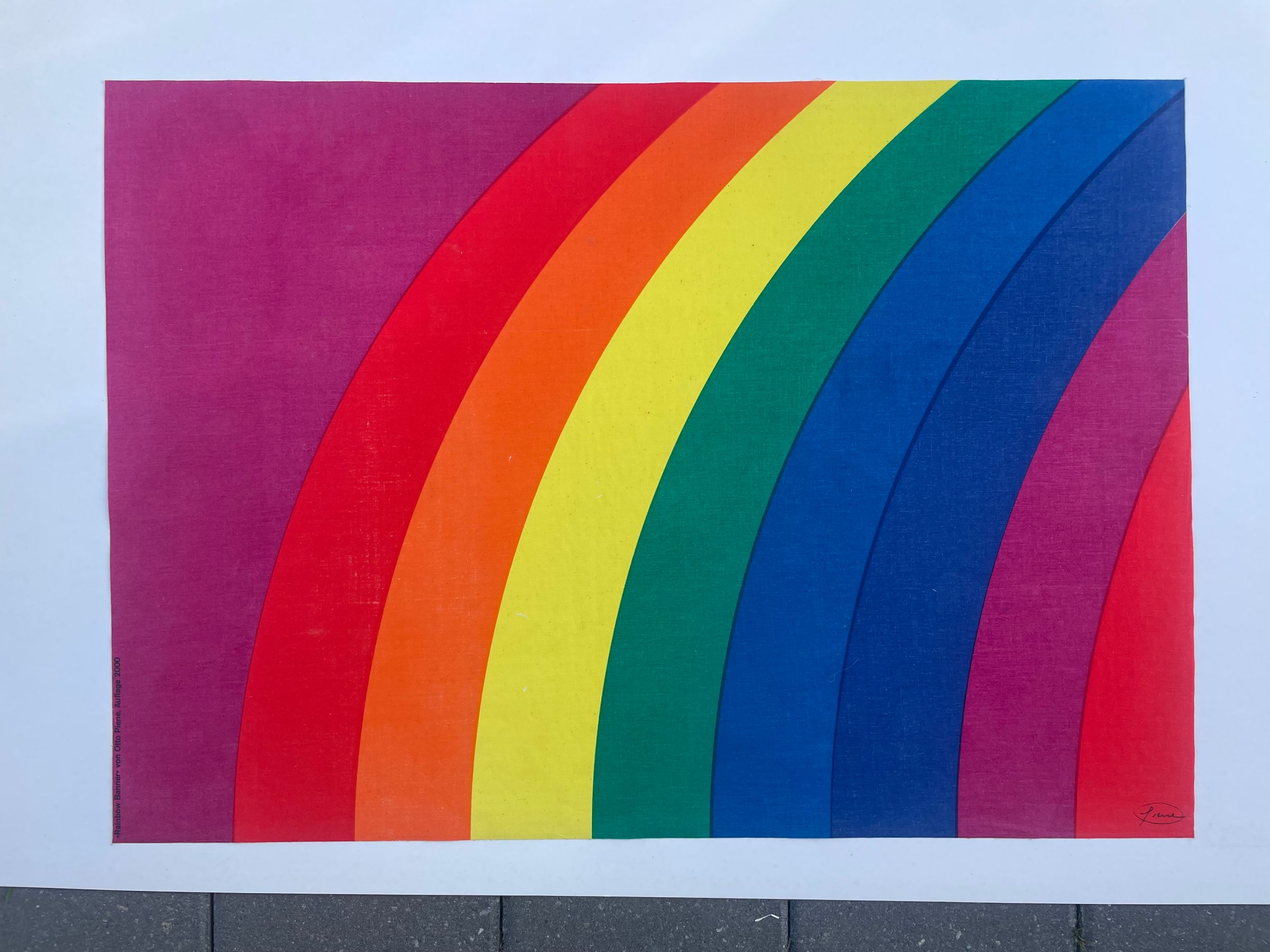 Otto Piene - Rainbow Banner kaufen? Bieten Sie von 300!