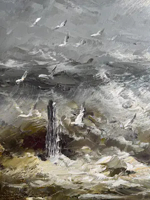 Jan Bevort - Zeemeeuwen boven zee kopen? Bied vanaf 100!